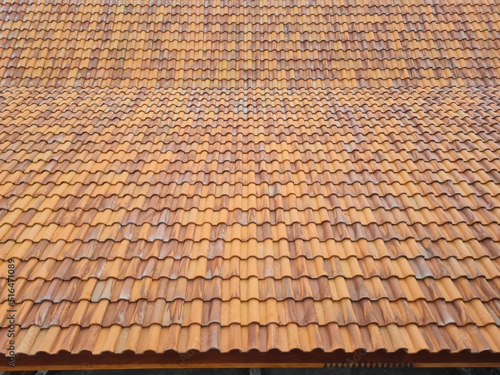 Tile roofs, patterns of blue sky. copy space. Tile roofs, patterns of blue sky. copy space.