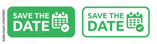 Save the date with check calendar vector icon illustration.