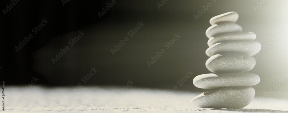 Fototapeta premium stack of stones, zen meditation