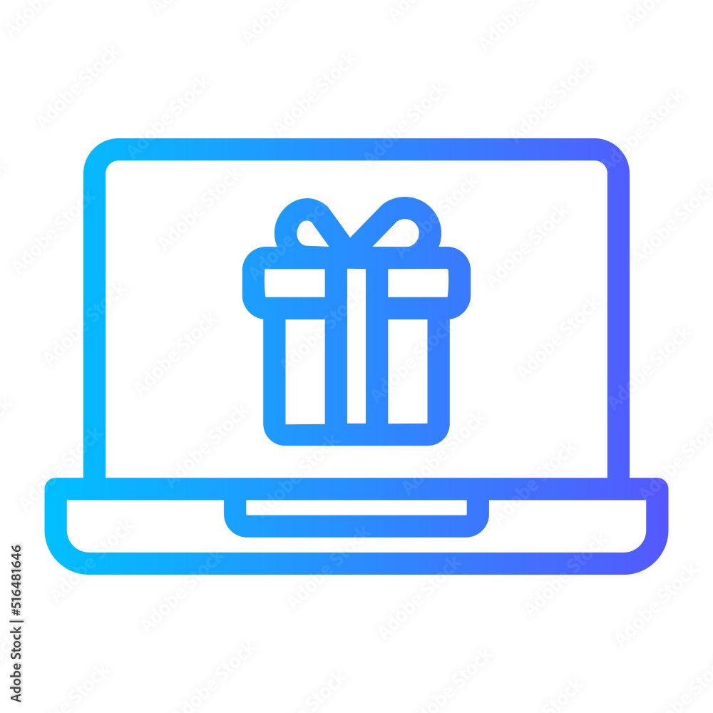 Gift gradient icon Gift gradient icon