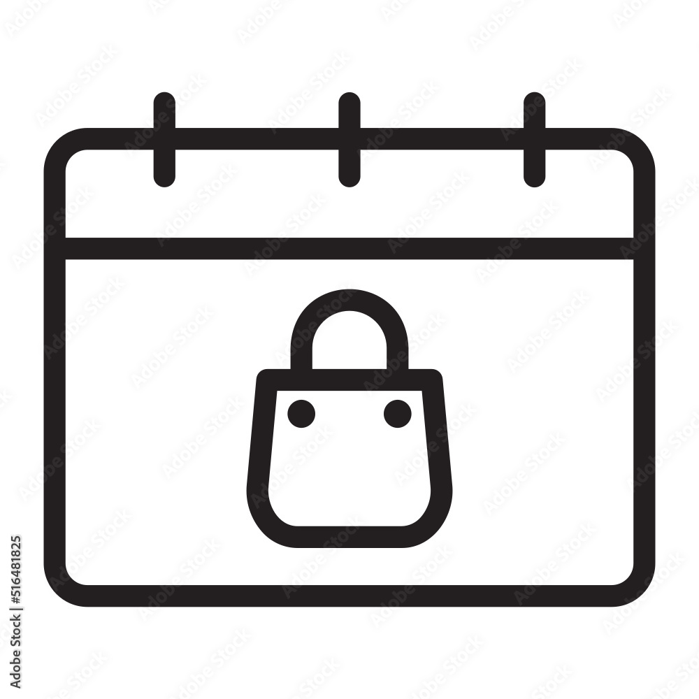 Sale Date line icon Sale Date line icon