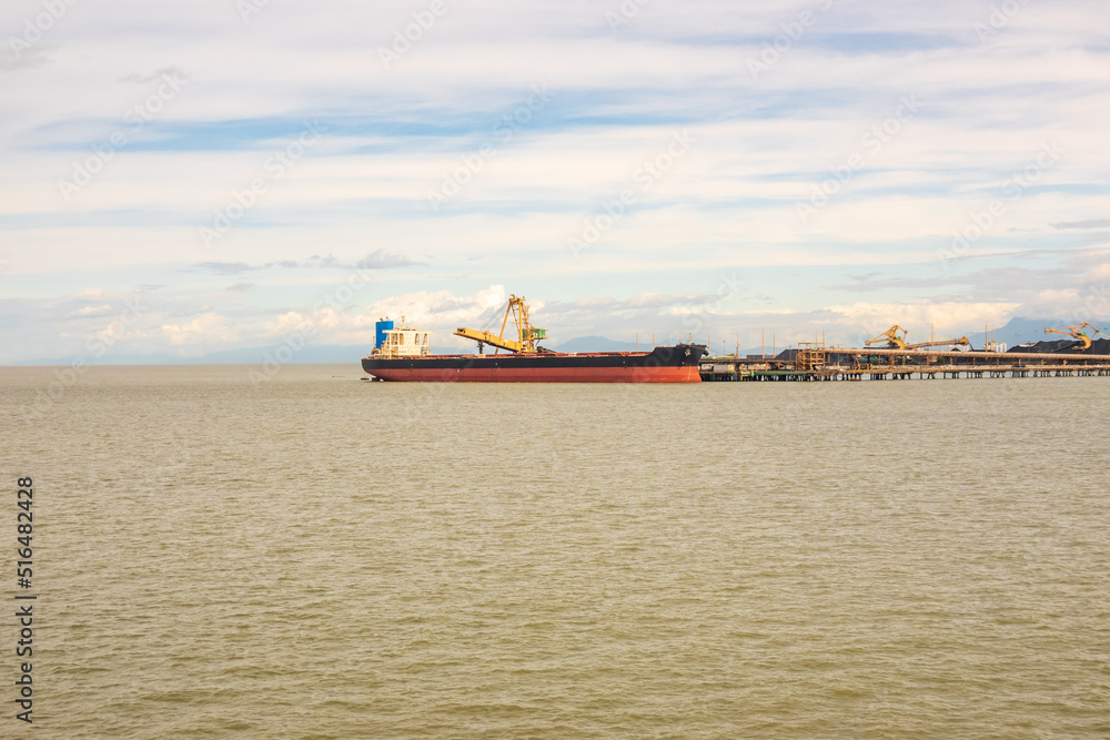 Fototapeta premium A deep water port outside Vancouver, Canada.