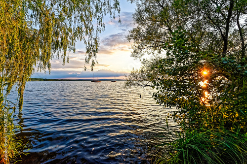 Sonnenuntergang am Steinhuder Meer.Aufenthalt am Steinhuder Meer  photo