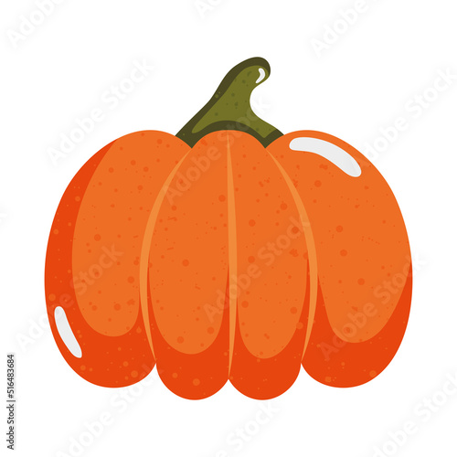 orange pumpkin design