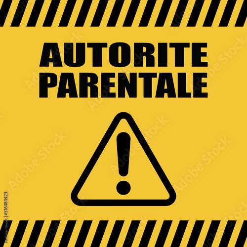 Logo autorité parentale.