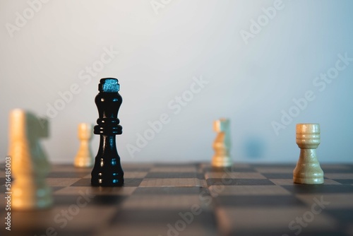 Tableau sur toile Chess game