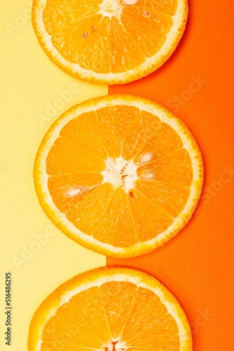 orange on a white background