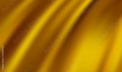 Gold silk satin fabric background. Abstract gold background luxury fabric or wavy folds of grunge silk satin velvet texture. Christmas background. Gold silk drapery textile background. Vector EPS10.