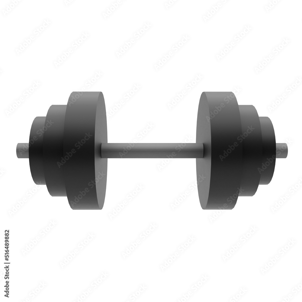 Fototapeta premium 3d illustration Barbell