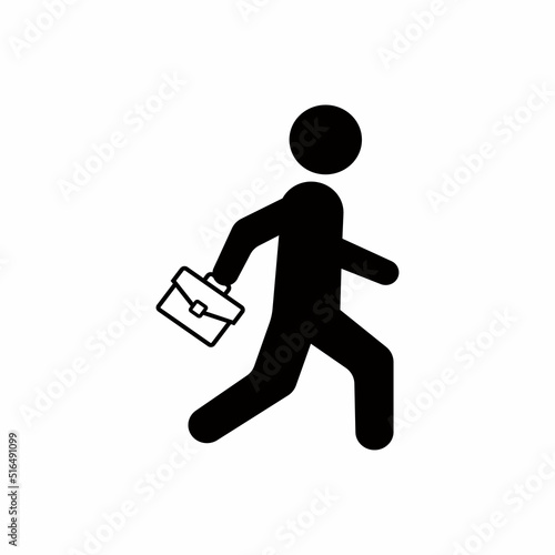people go to office icon