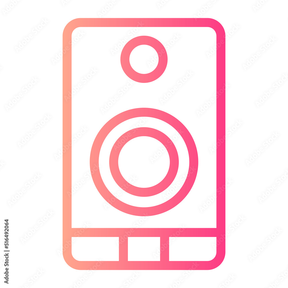 speaker gradient icon speaker gradient icon