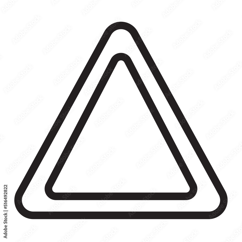 triangle line icon triangle line icon