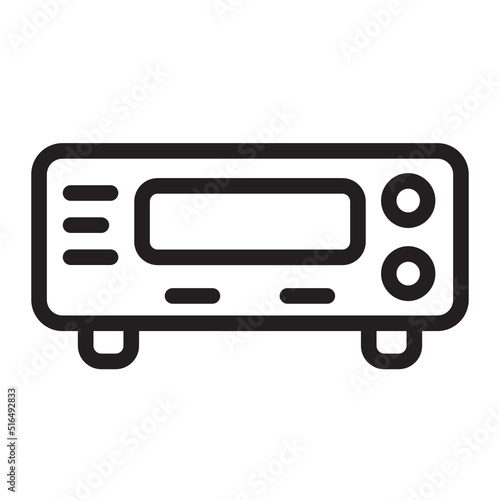 amplifier line icon