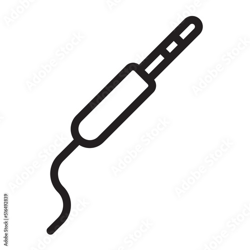 auxiliary cable line icon