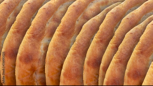 ramadan pita background, close up