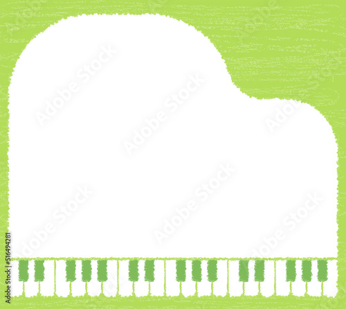 手書き風のピアノフレーム