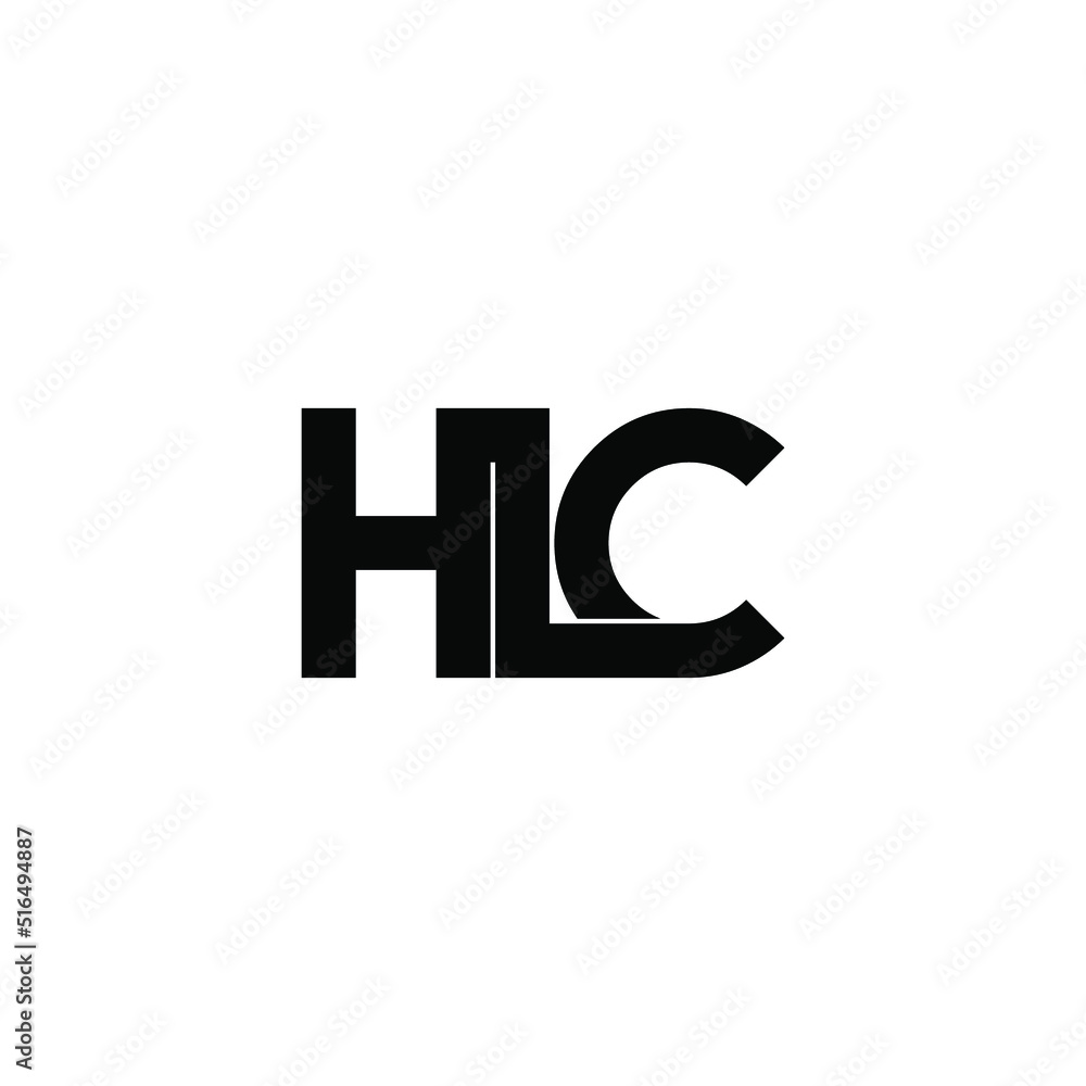 hlc letter original monogram logo design hlc letter original monogram logo design