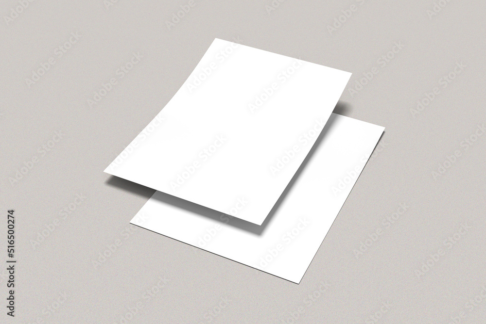 Blank flyer mockup Blank flyer mockup