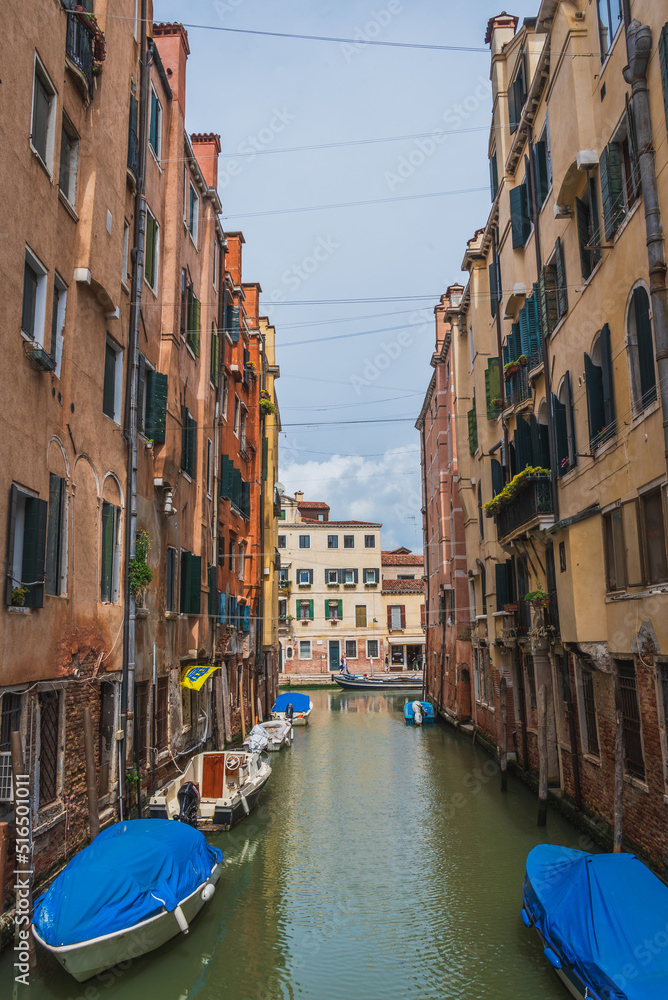 View of the Venetian Ghetto in Venice, Veneto, Italy, Europe, World Heritage Site