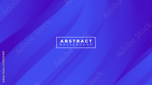 Modern blue abstract gradient wave background