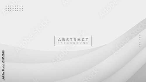Modern white and grey abstract gradient background