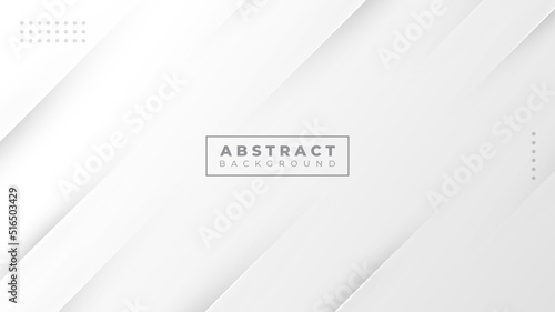 Modern white and grey abstract gradient background