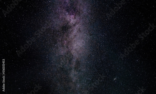Milky Way in the night sky