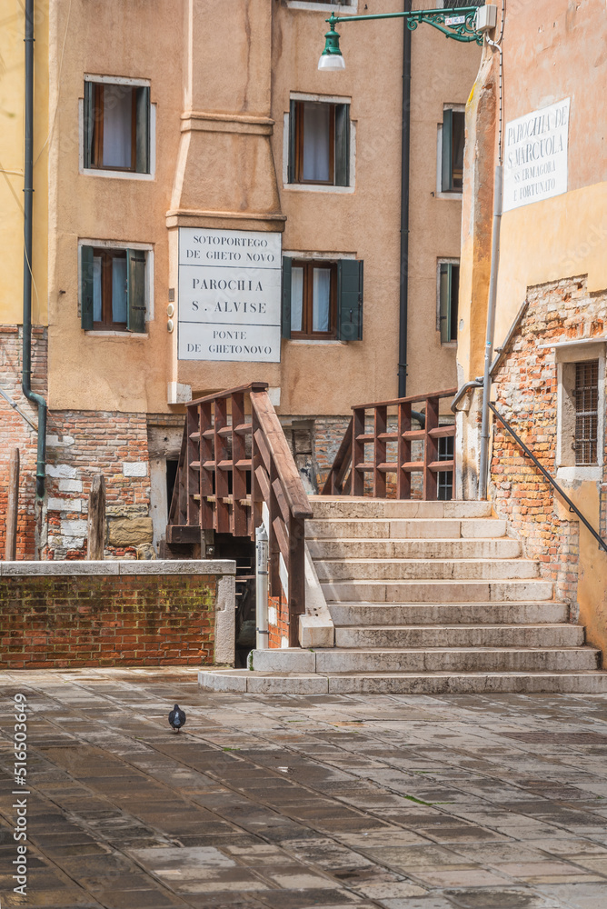 View of the Venetian Ghetto, Venice, Veneto, Italy, Europe, World Heritage Site