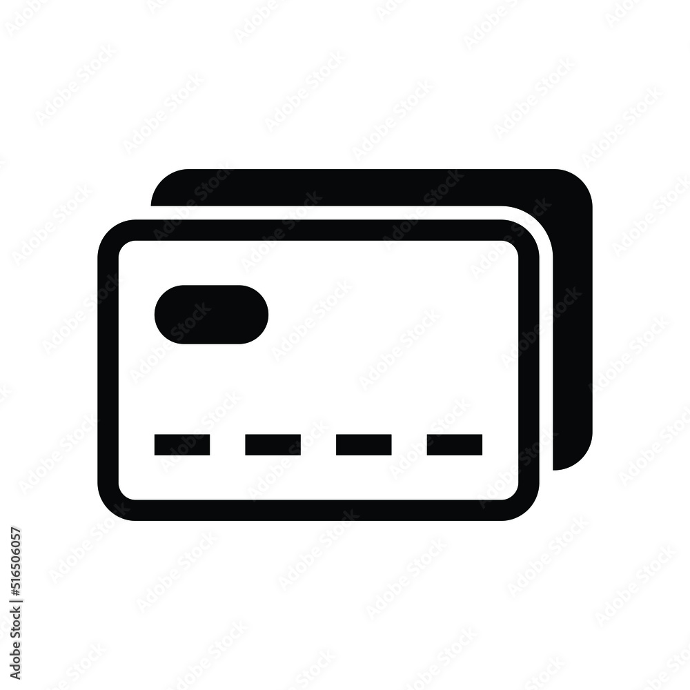 ATM cards icon vector graphic illustration ATM cards icon vector graphic illustration