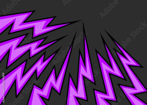 Abstract background with purple lightning pattern