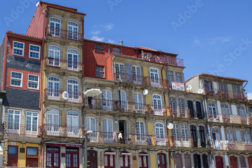 Colorful houses in Porto, Portugal
