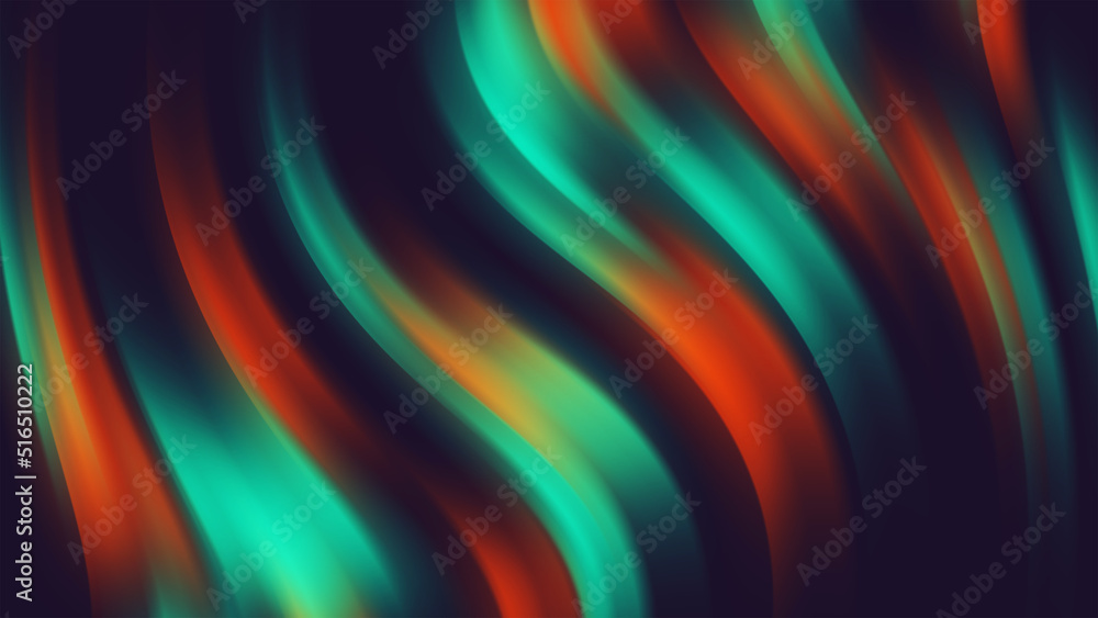 Obraz premium abstract motion graphic hurricane tropical cyclone wave gradient animation for wavy background textures in directional blur style. modern colorful pattern.