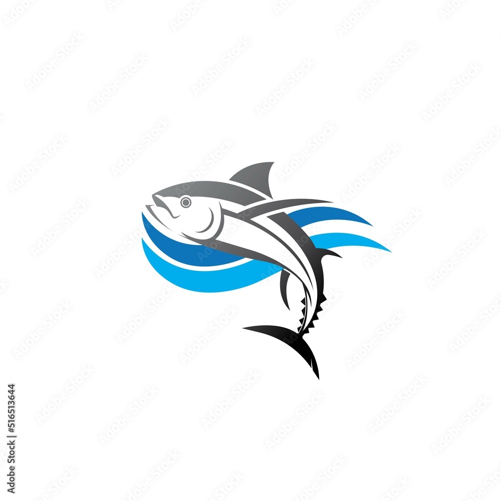 Fototapeta premium Tuna fish logo