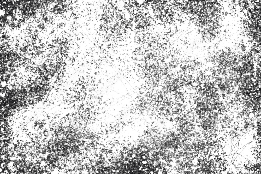  Monochrome particles abstract texture.Overlay illustration over any design to create grungy vintage effect and depth.