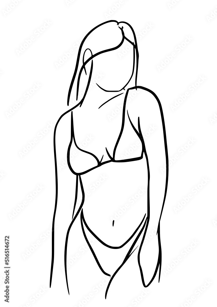 Fototapeta premium Women Bikini