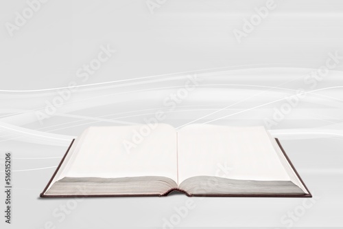 Open holy bible against background. christianity and religion concept