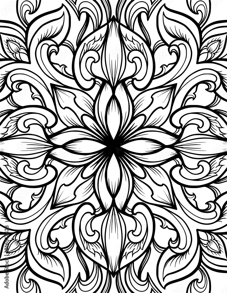 Mandala Coloring page Mandala Coloring page