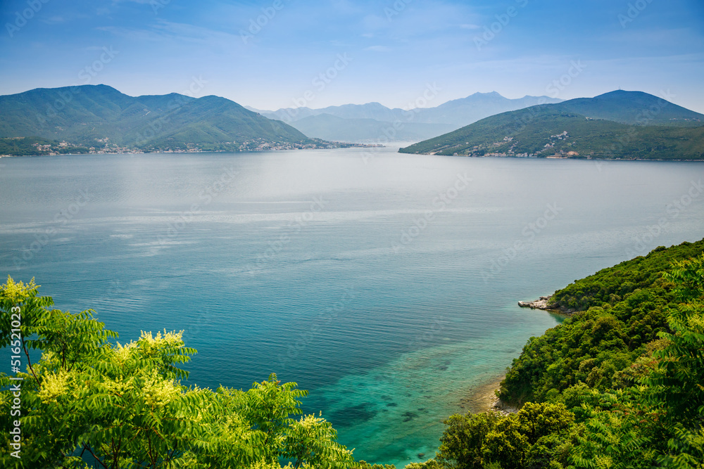 Bay of Kotor from the viewpoint near Herceg Novi Bay of Kotor from the viewpoint near Herceg Novi