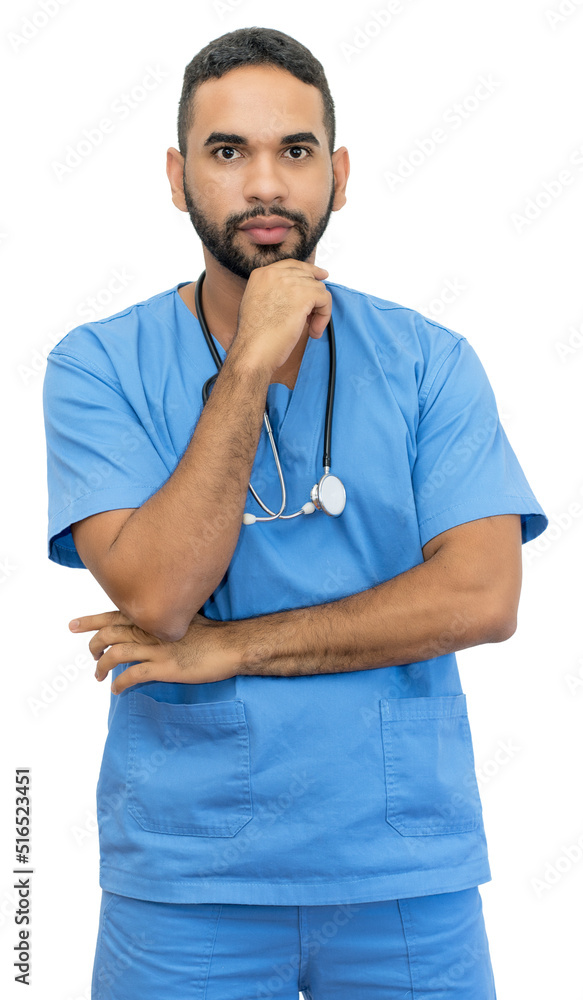 Handsome latin american male nurse or doctor Handsome latin american male nurse or doctor
