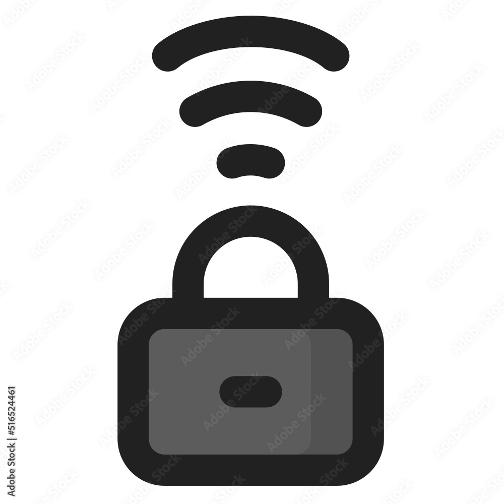 Wireless Key icon outline color Wireless Key icon outline color