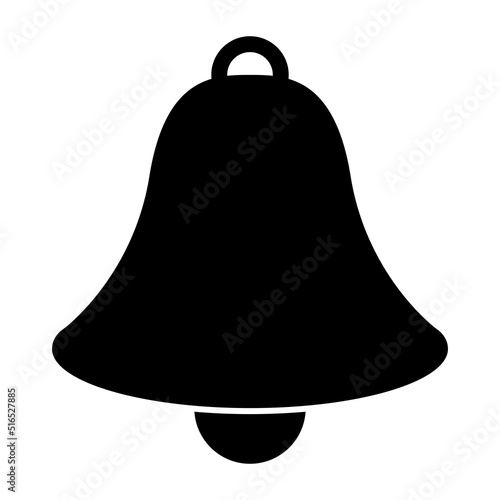 ベルのシルエットアイコン　ベクターイラスト