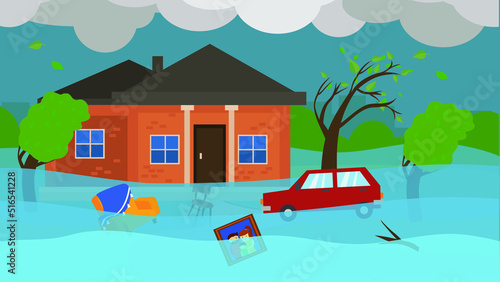 flooding after a strong hurricane