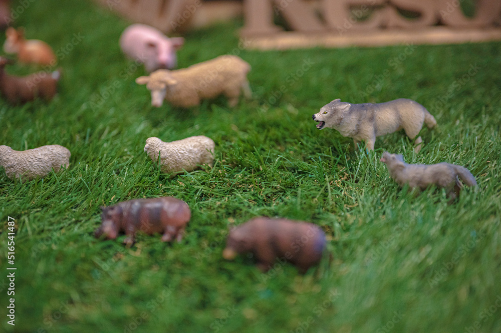 動物のミニチュア 動物のミニチュア