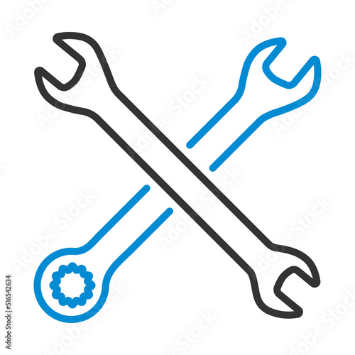 Icon Of Crossed Wrench