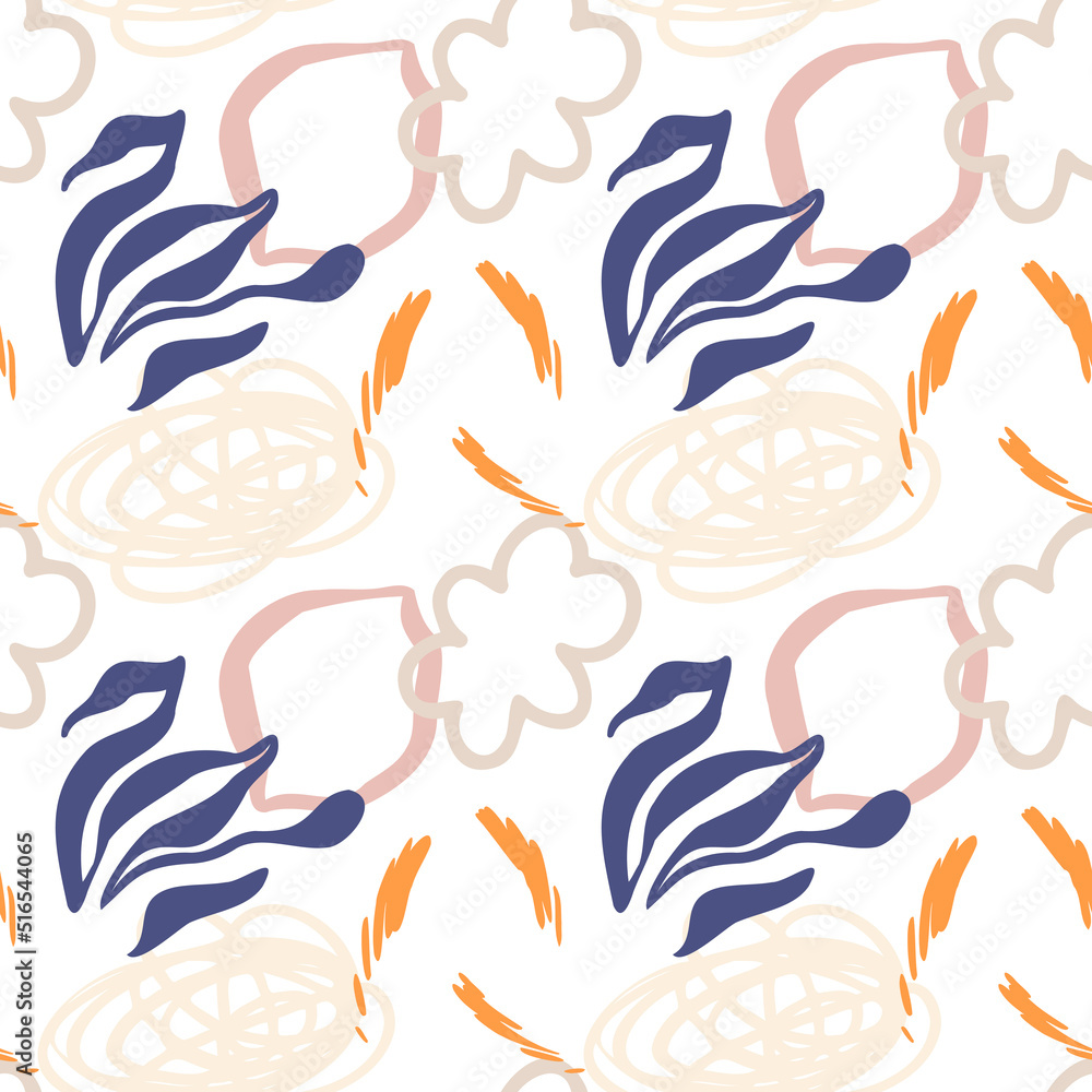 vector teenage seamless neon pattern naive style vector teenage seamless neon pattern naive style