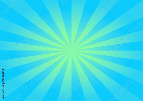 Hello sweeties party blue halftone ray sun burst sunny explosion abstract background backdrop illustration