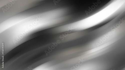 Abstract grayscale gradient background. Pattern of stripes, lines. Plexus of ribbons. Computer screensaver. Smoke screen. Poster for art, technology, presentations, social networks, business.