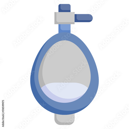 URINAL flat icon,linear,outline,graphic,illustration