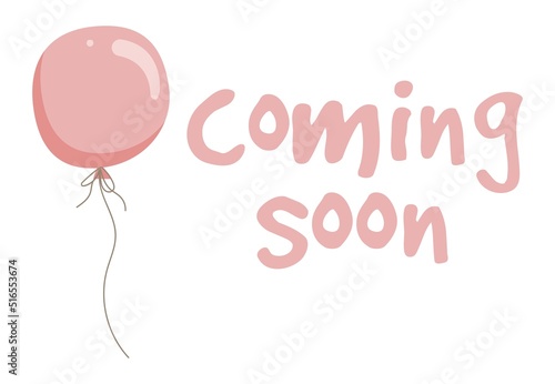 coming soon sign. badges vector templates. Baby shower announcement banner, card - Gender reveal party - Vector illustration isolated
