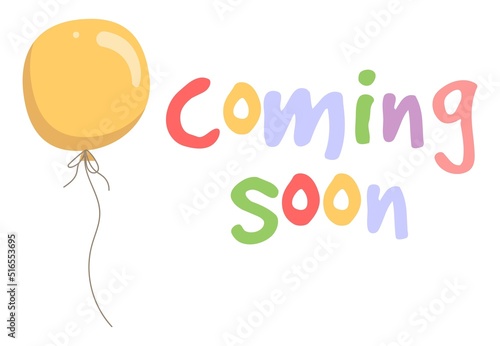 coming soon sign. badges vector templates. Baby shower announcement banner, card - Gender reveal party - Vector illustration isolated